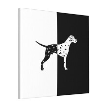 Canvas Print Only Dalmatian Dog Wall Art Poster Room Decor 18x18 inch No Frame