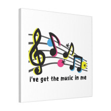 Canvas Print Only Zoey's Extraordinary Playlist- I've Got The Music In Me Wall Art Poster Room Decor 18x18 inch No Frame
