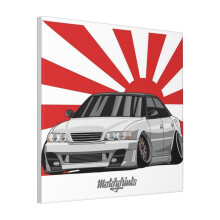 Canvas Print Only Chaser JZX100 (white) Wall Art Poster Room Decor 18x18 inch No Frame