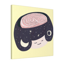 Canvas Print Only Does Subconscious Scare You Wall Art Poster Room Decor 18x18 inch No Frame