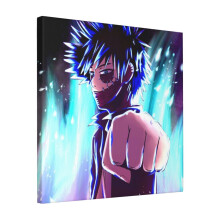 Canvas Print Only Dabi's Ambition (BNHA Dabi) Wall Art Poster Room Decor 18x18 inch No Frame