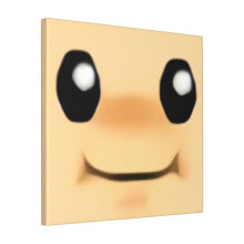 Canvas Print Only Bup HD Toad Face Funny SimpleFlips Wall Art Poster Room Decor 18x18 inch No Frame
