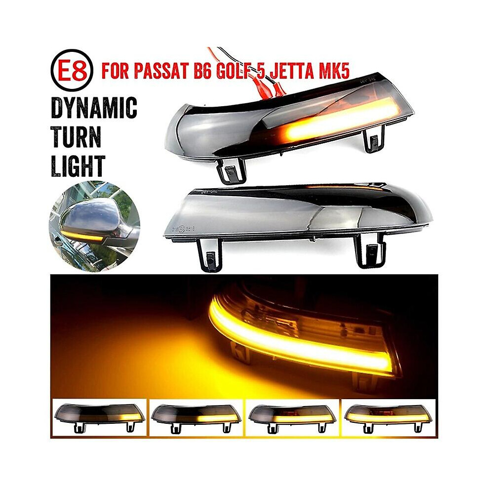 Dynamic Blinker Turn Signal Led Mirror Indicator For Golf 5 -Gti Plus Mk5 Jetta Passat B6 B5.5 Variant Eos Sharan Light 8238749353008