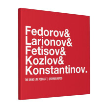 Canvas Print Only The Russian Five Wall Art Poster Room Decor 18x18 inch No Frame