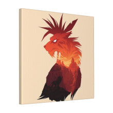 Canvas Print Only The Canyon's Guardian Wall Art Poster Room Decor 18x18 inch No Frame
