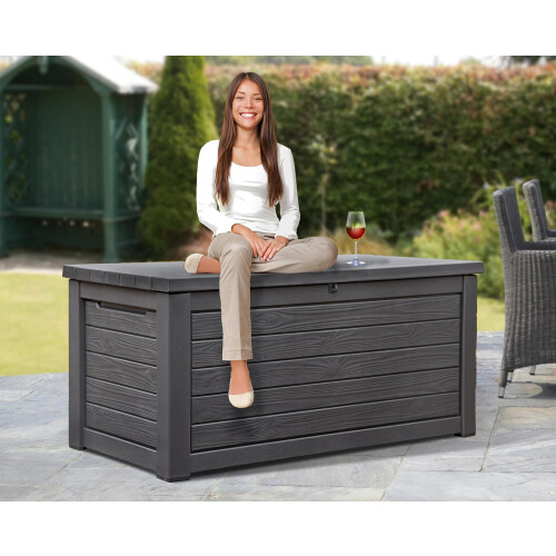 Keter Rockwood XL Storage Box - Anthracite 2