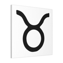 Canvas Print Only Taurus Zodiac Sign Wall Art Poster Room Decor 18x18 inch No Frame