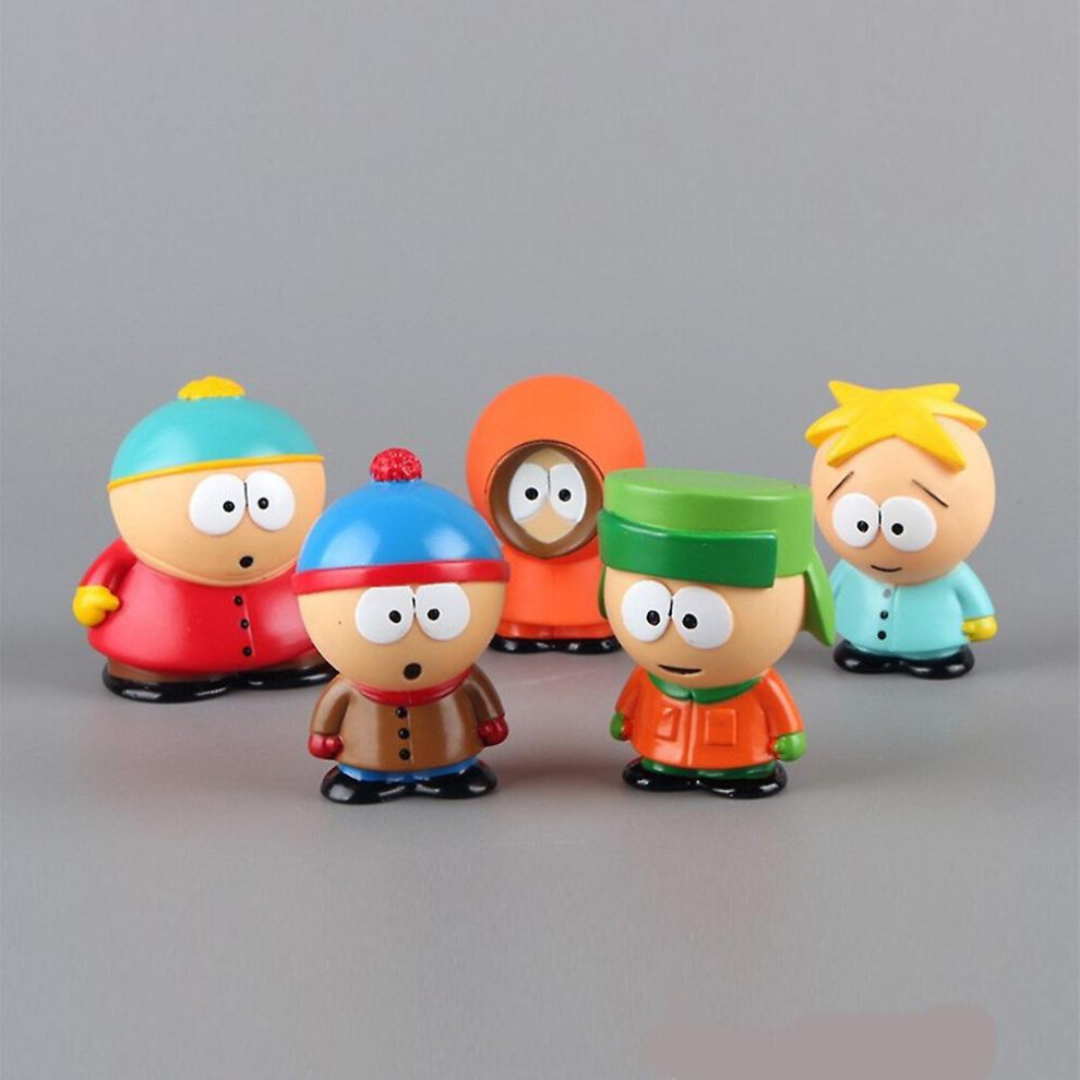 South Park Cartoon Characters Figure Toys Set Of 5, Desktop Car Ornament Decorations Gifts-image-OPC-PDPFW6V-NEW