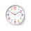 (Colourful 12 Hour Clock) Colourful Childrens Easy Time Clock Silent Movement 1