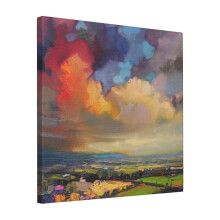 Canvas Print Only Fife Fields Wall Art Poster Room Decor 18x18 inch No Frame