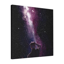 Canvas Print Only He Still Loves Space Wall Art Poster Room Decor 18x18 inch No Frame