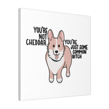 Canvas Print Only Not Cheddar Wall Art Poster Room Decor 18x18 inch No Frame