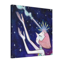 Canvas Print Only Pearl Summoning Weapon Wall Art Poster Room Decor 18x18 inch No Frame