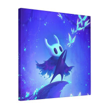 Canvas Print Only Hollow Knight_2 Wall Art Poster Room Decor 18x18 inch No Frame