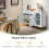 Casart Kitchen Sideboard Dining Buffet Cupboard Cabinet With 2 Drawers & Shelves 3