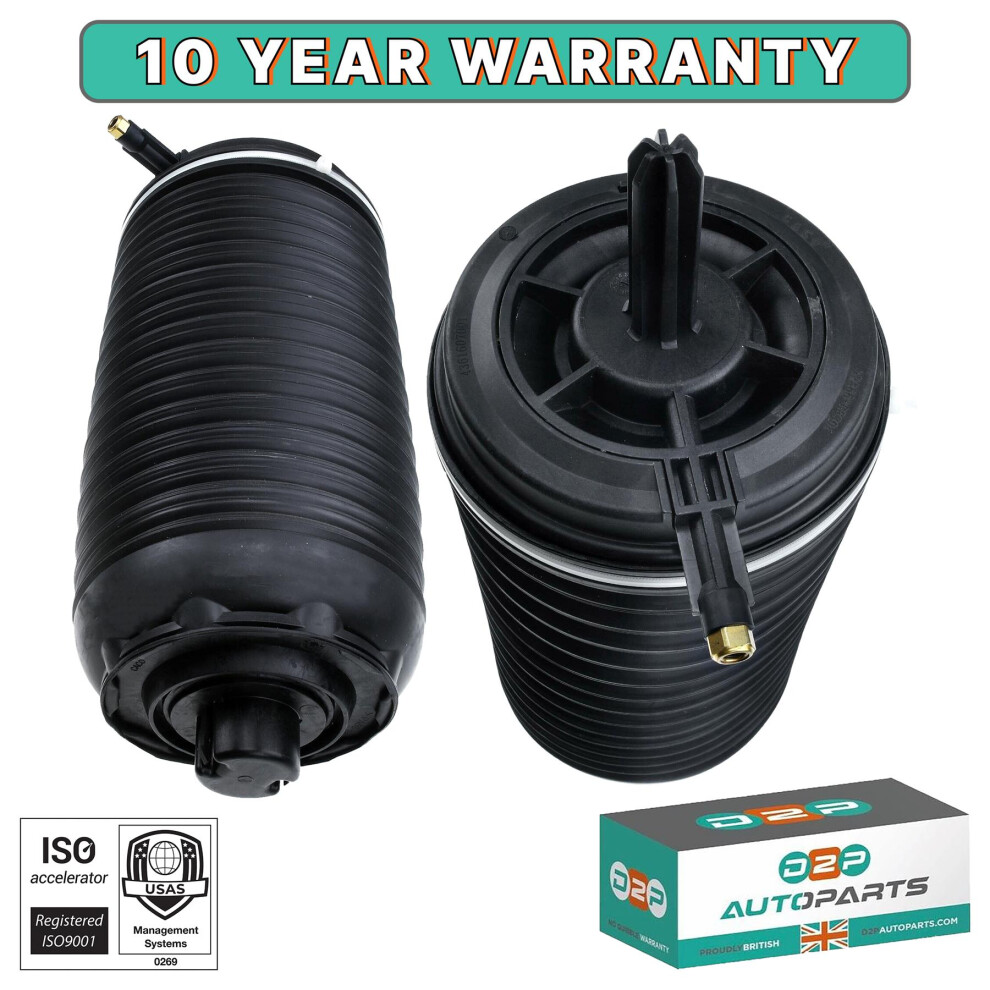 Rear Lh & Rh Air Suspension Spring Airbags For Porsche Macan 95B Pair 5056167450818