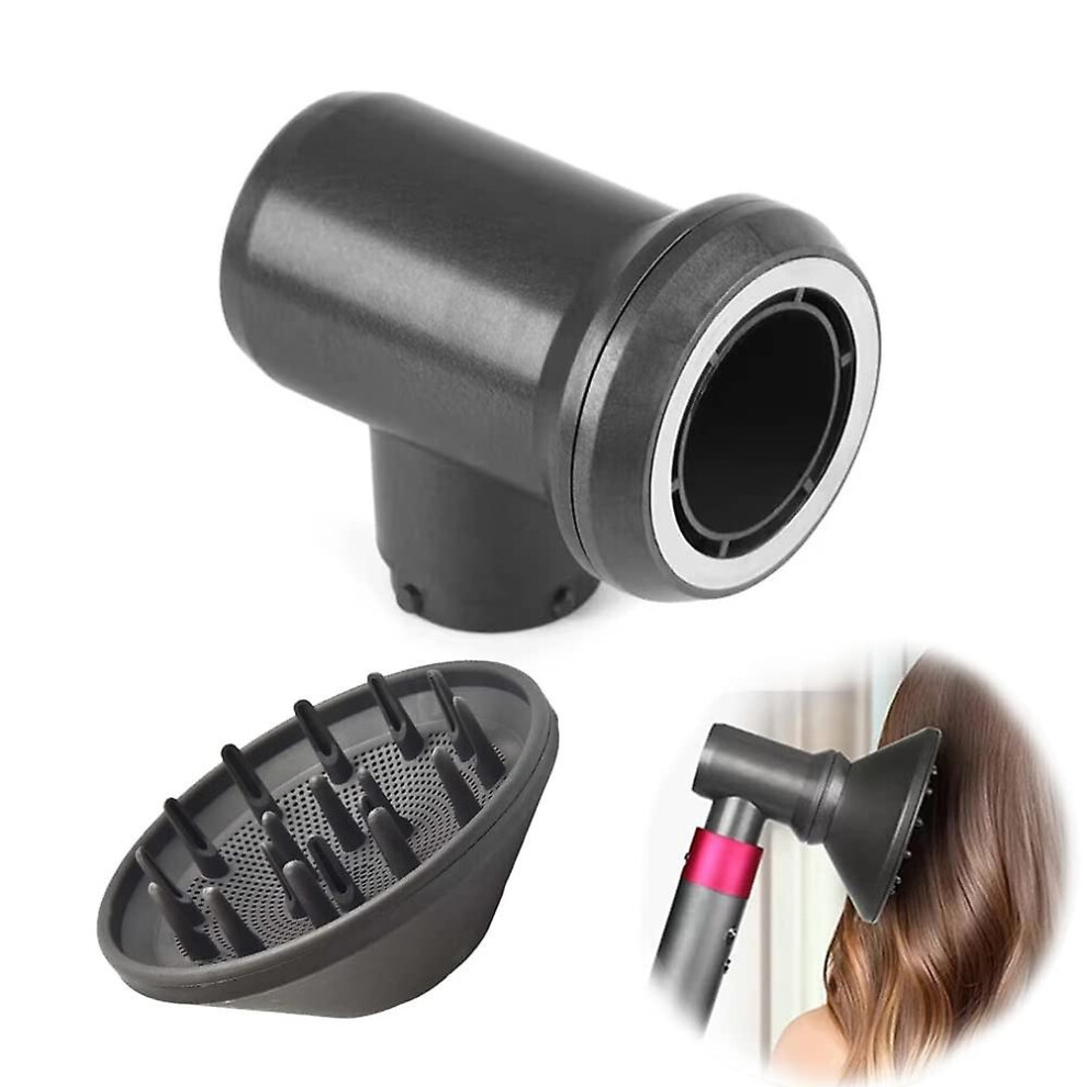 Diffuser And Adapter For Dyson Curling Iron Hair Dryer Nozzle For Hd03/08 Diffuser Hair Styler Nozzle (dryer Not Included)