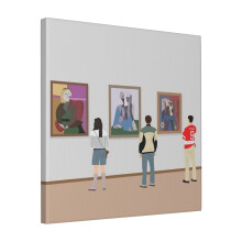 Canvas Print Only Ferris Bueller Wall Art Poster Room Decor 18x18 inch No Frame