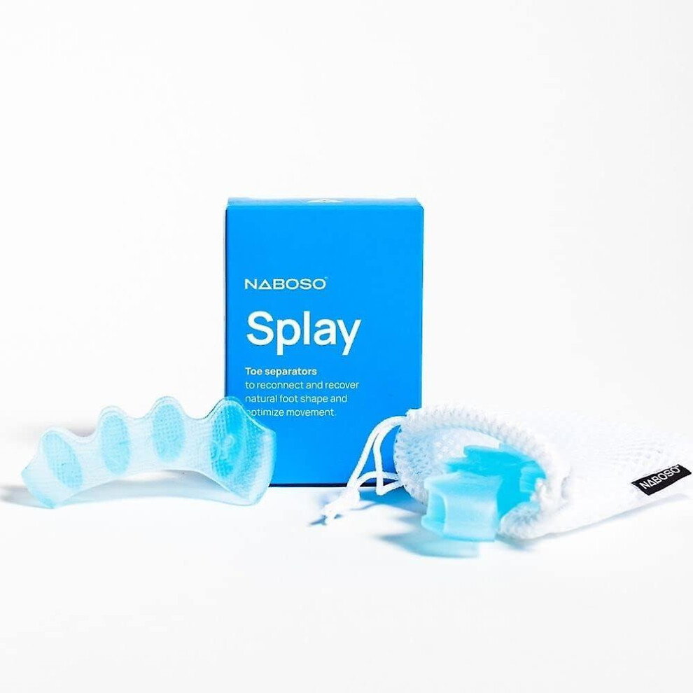 Naboso Splay - Gel Toe Stretcher, Separator And Straightener For Correction Of Bunions, Hammer Toes And Restore Natural Foot Shape