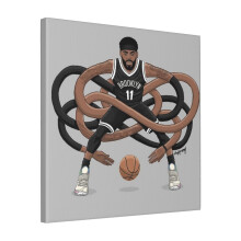 Canvas Print Only Gnarly Kyrie Brooklyn Wall Art Poster Room Decor 18x18 inch No Frame