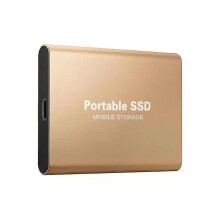 (gold, 6TB) Portable Ssd External Hard Drive For Laptop Desktop(1pcs)