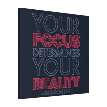 Canvas Print Only Your Focus Wall Art Poster Room Decor 18x18 inch No Frame