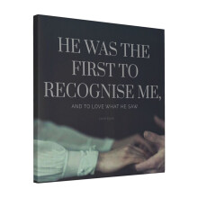Canvas Print Only Jane Eyre Quote Wall Art Poster Room Decor 18x18 inch No Frame