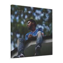 Canvas Print Only 2014 Forest Hills Drive J Cole Wall Art Poster Room Decor 18x18 inch No Frame