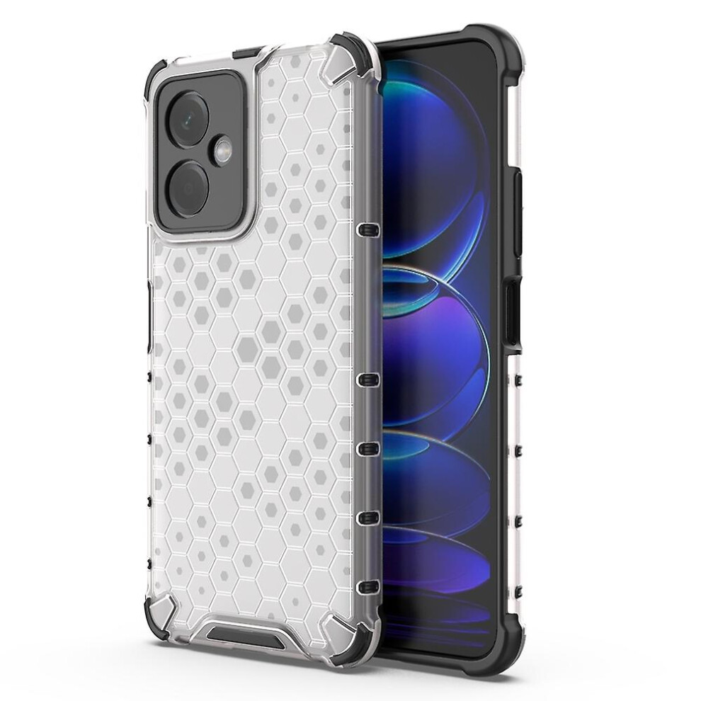 (White) Honeycomb Pc Tpu Case For Xiaomi Redmi Note 12 China White 9152243131117