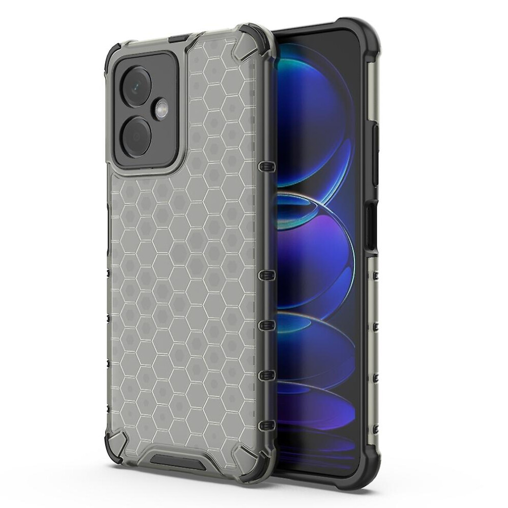 (Black) Honeycomb Pc Tpu Case For Xiaomi Redmi Note 12 China Black 9152243131124