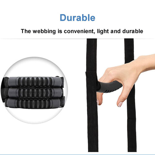 Bed Ladder Assist With Hard Handle ,sit Up Helper With Adjustable Length-pull Up Rope Ladder (5 Handle) 2
