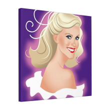 Canvas Print Only Xanadu Wall Art Poster Room Decor 18x18 inch No Frame