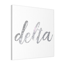 Canvas Print Only Delta Wall Art Poster Room Decor 18x18 inch No Frame
