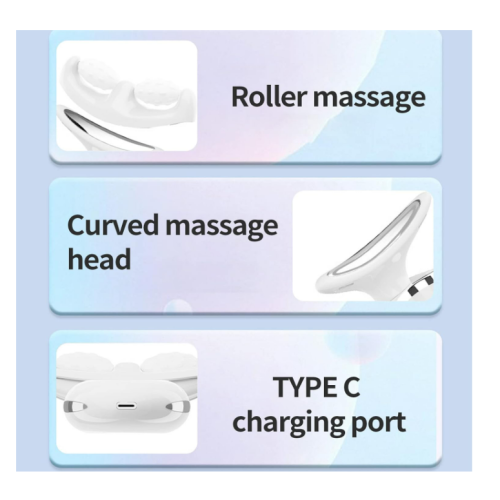 Masseur de visage et de cou masseur de levage du (blanc) 2