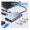 Usb-C Multiport Hub Adapter Hdmi Vga Pd Grey 7