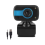 Webcam 480P com microfone para PC, câmera USB para reuniões e cursos online (preta) 1