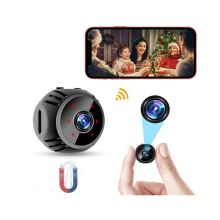 Chronus Wireless WiFi Camera with Live Video Home Security Surveillance Cam with Motion Detection/Night Vision APP Control(Black)