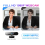 Webcam HD 1080P com microfone, USB para PC, 30fps, 100 de visão, plug and play, Skype (preta) 2