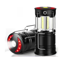 LED Camping Lantern, Battery Operated Portable LED Lanterns, 3 Lightning Modes Outdoor Tent Lamp for Camping Hiking Fishing Emergency(Black)