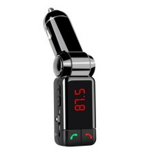 Transmetteur FM Bluetooth pour voiture, kit mains libres, lecteur MP3, modulateur, noir