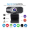 Webcam USB 1080P Ultra HD com microfone embutido, ideal para videochamadas e conferências (preta) 3