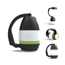 Camping Lights Rechargeable, Multifunctional 3 in 1 Combo LED Camping Lantern Battery Operated, Torch Light USB High Power(Black)