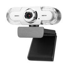 Webcam 1080P for PC, FHD Business Web Camera with Noise-Canceling Mic, Manual Focus Computer Camera, Auto Light Correction(Black)