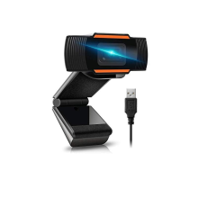 Webcam with Microphone for PC, USB 2.0 Web Camera, Webcam(Black)
