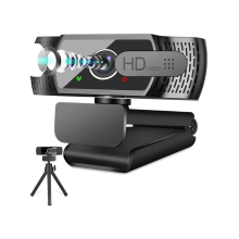 1080P HD USB Webcam Live Streaming Laptop PC Computer Web Camera for Video Calling Conferencing Recording Gaming, 3D Noise Reduction(Black)