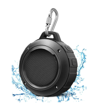 Chronus Portable Bluetooth Speaker, IPX5 Waterproof Shower Speakers with HD Stereo, 8 Hour Playtime, Built-in Mic, Suction Cup, Wireless