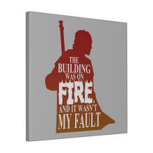 Canvas Print Only McAnally S Brown Bottle Traditionally Brewed Old World Ale Harry Dresden Files, Wizard Wall Art Room Decor 18x18 inch No Frame