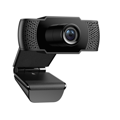 Webcam avec microphone 1080P noire