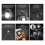 Rechargeable Keychain Work Light LED Camping Lantern, 2Pcs Mini COB Flashlight, 7 Light Modes Multifunctional Portable Mini Pocket Light(Black) 11