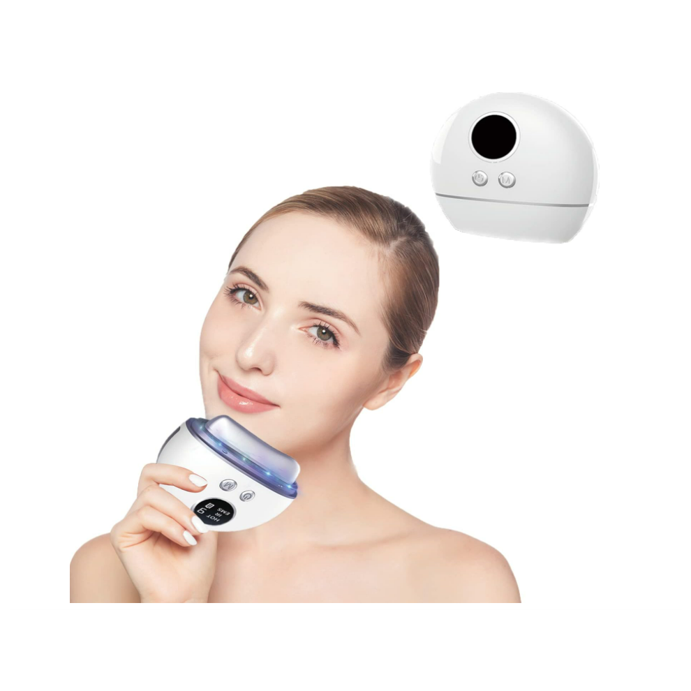 Chronus Facial Body Massager Tool, Face Device Gua Sha Electric, Microcurrent Face Scraper Massager With Ir Vibration Heat, Facial Lifting
